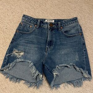 One teaspoon  legend Distressed Jean Shorts